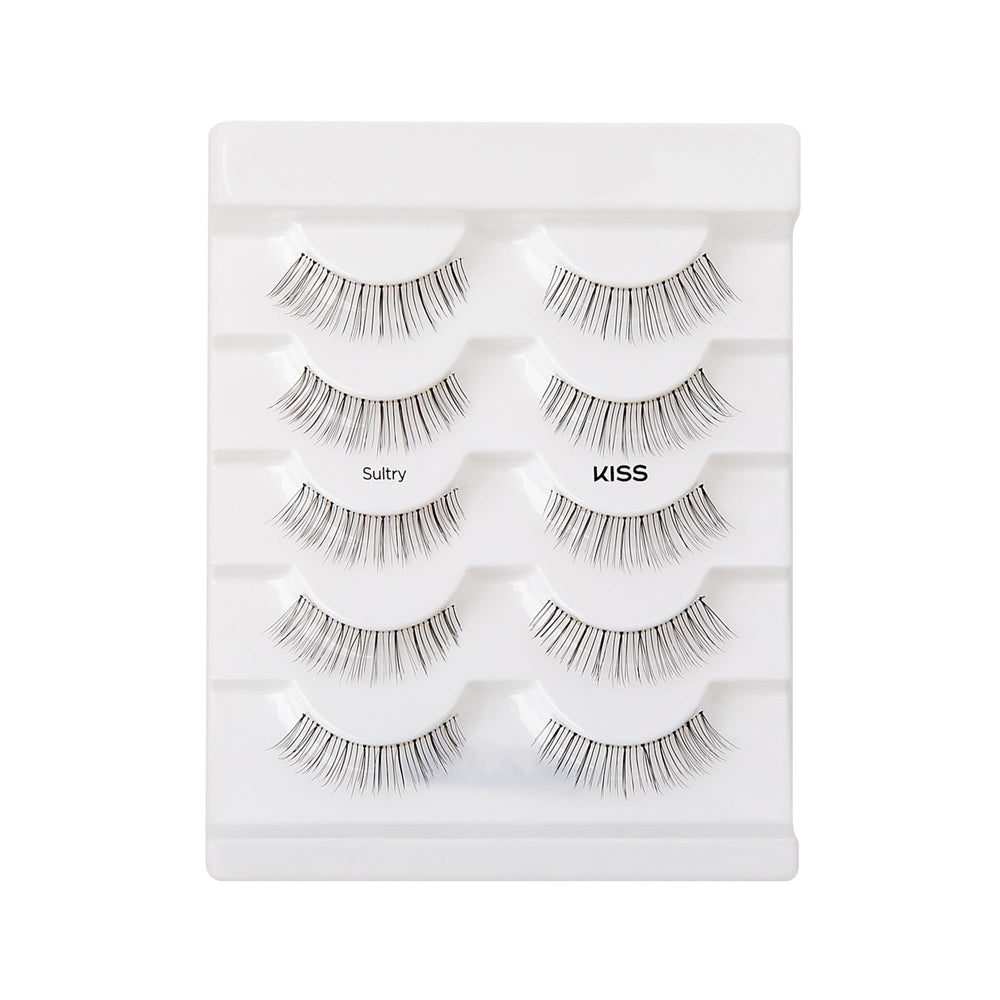 KISS Looks So Natural Sultry 12mm lashes glue not included.