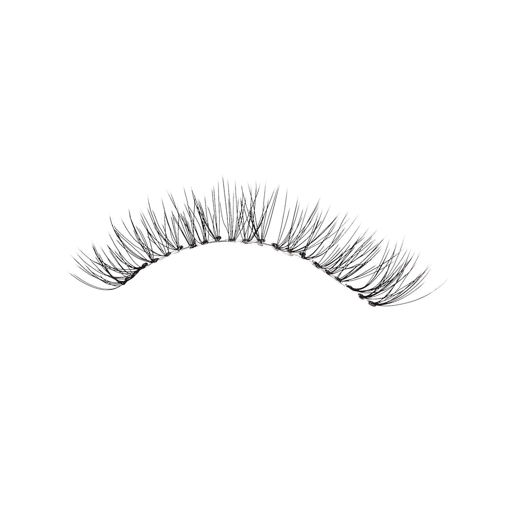 Cruelty-free design of KISS Looks So Natural Trio Lashes for ethical beauty.