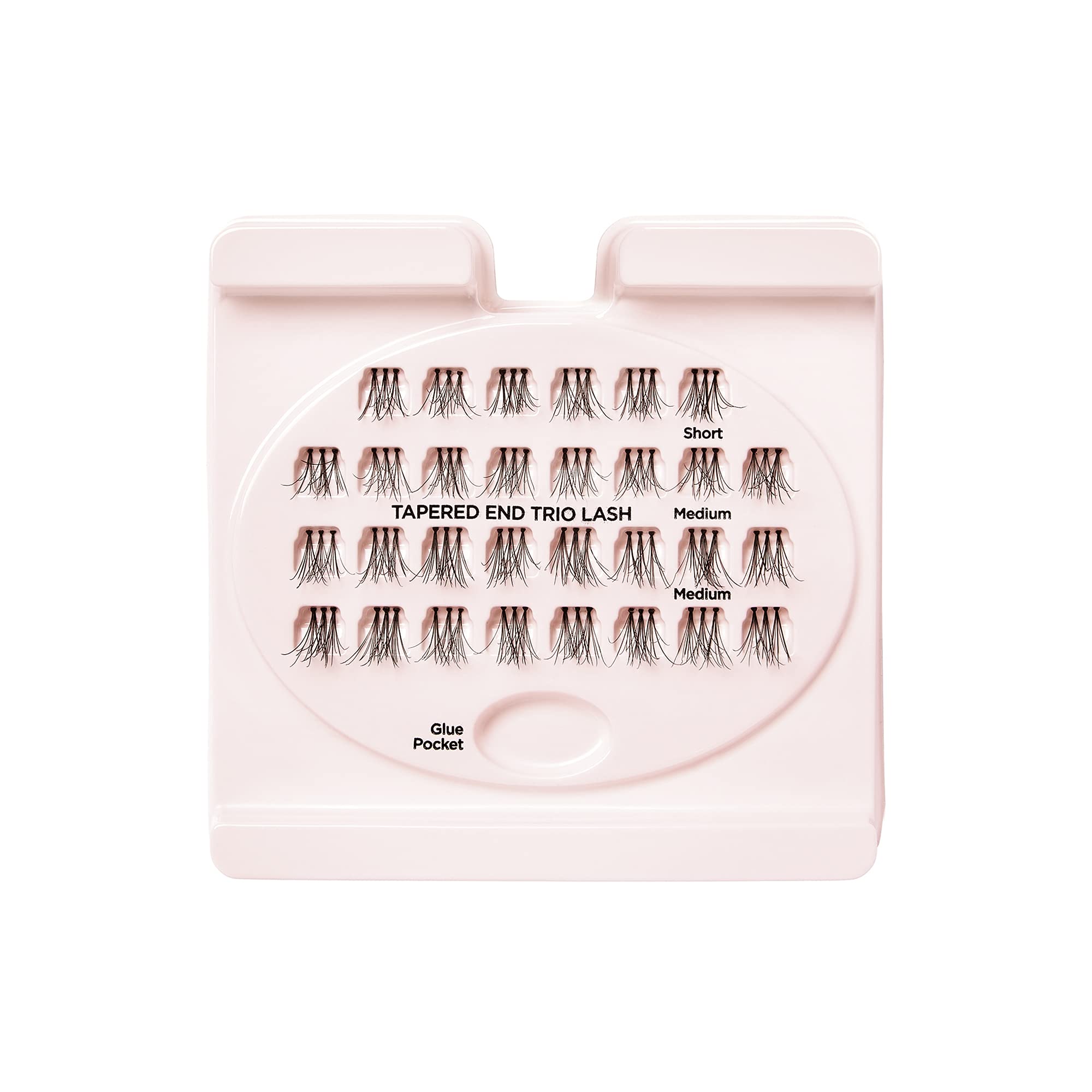 Trio lashes featuring tapered-end technology from KISS Looks So Natural Trio Lashes.