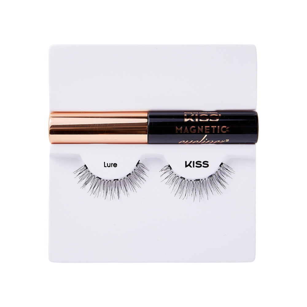 KISS Lure biotin-infused formula label showcasing lash care