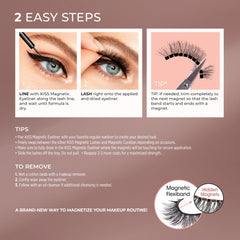 KISS Charm magnetic eyeliner tube ready for precise, easy application.