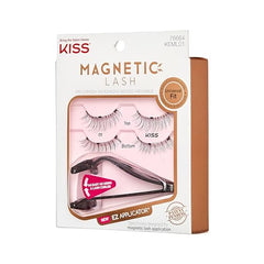 KISS Magnetic Lash 01 magnet closeup highlights top and bottom magnets for secure wear
