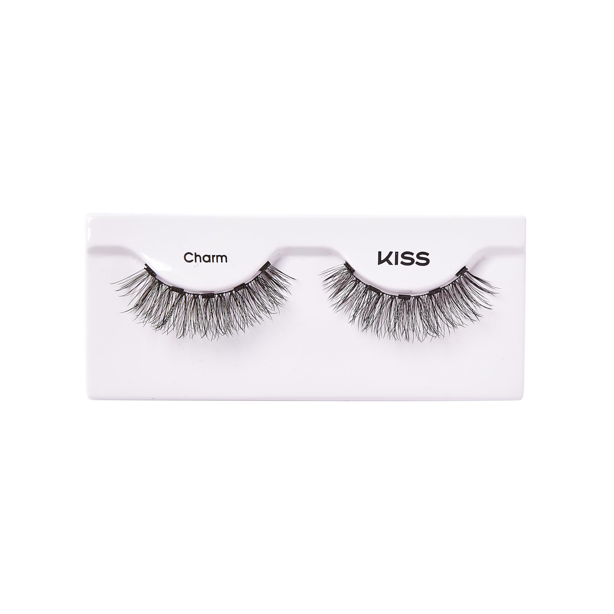 Texture of Charm synthetic lashes offers lightweight comfort for daily wear.