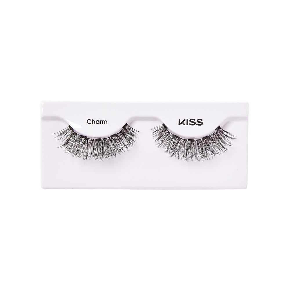 Texture of Charm synthetic lashes offers lightweight comfort for daily wear.