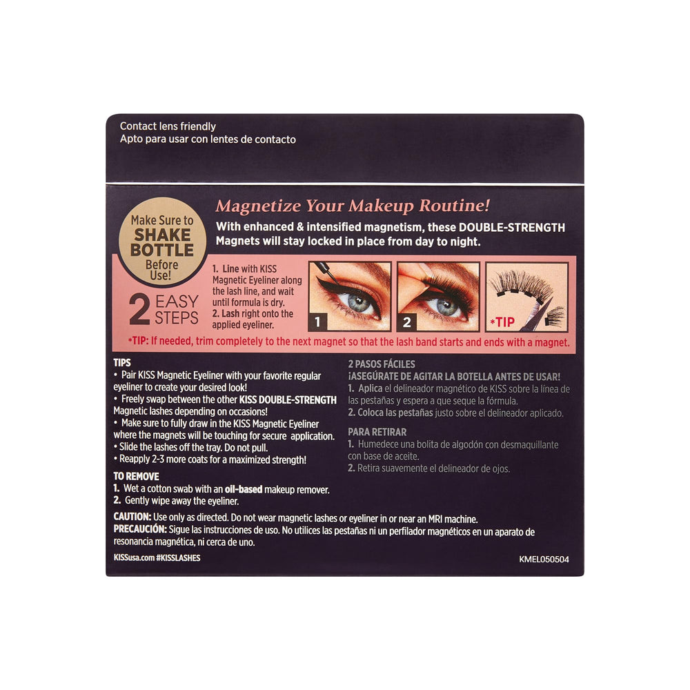 KISS application steps shown for easy line-and-lash attachment.