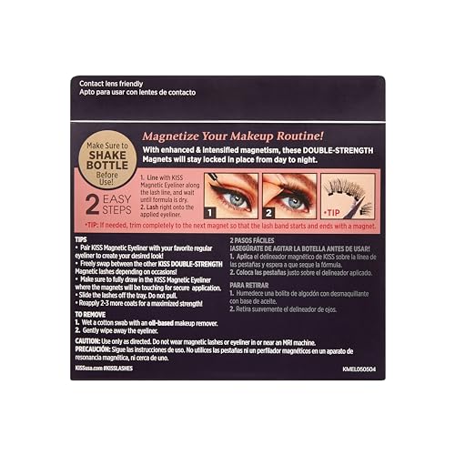 KISS Crowd Pleaser close-up highlights strong magnets for secure wear.