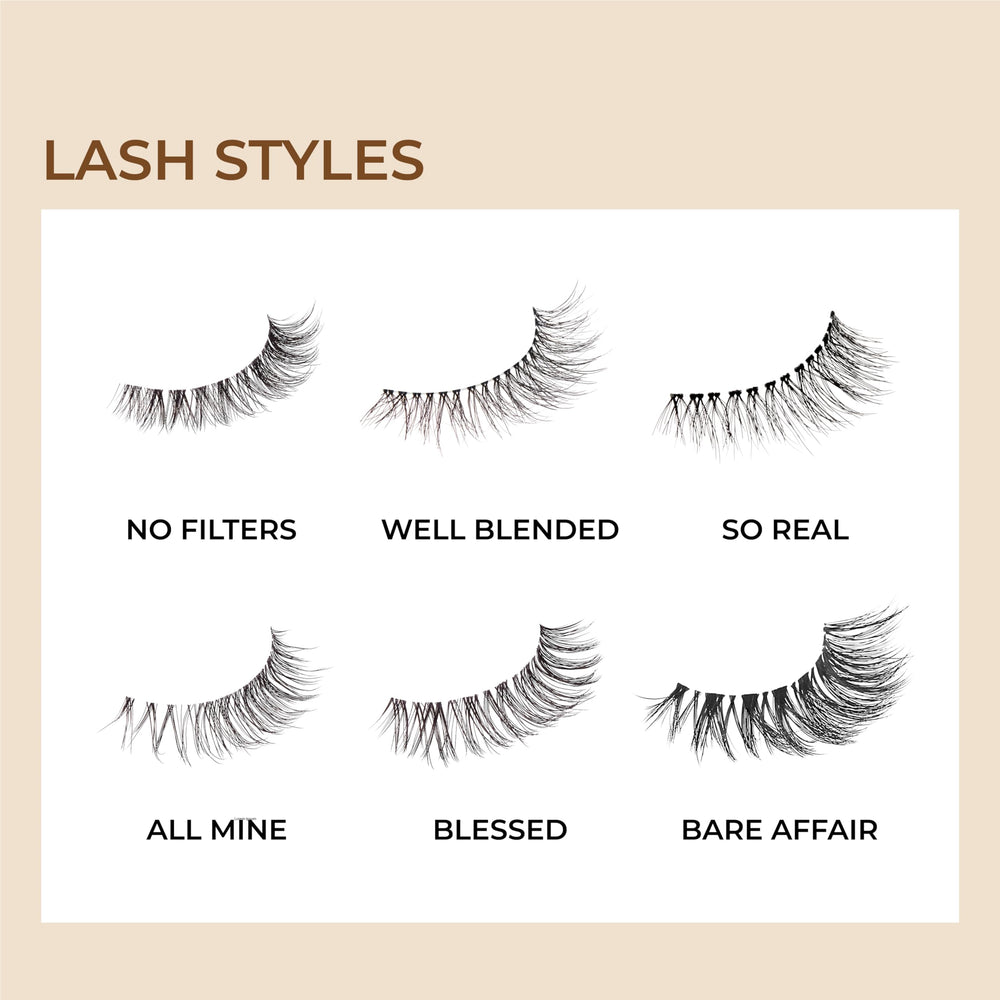 KISS MLBB No Filters lashes reusable up to 10 times with care