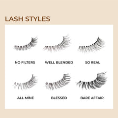KISS MLBB No Filters lashes reusable up to 10 times with care