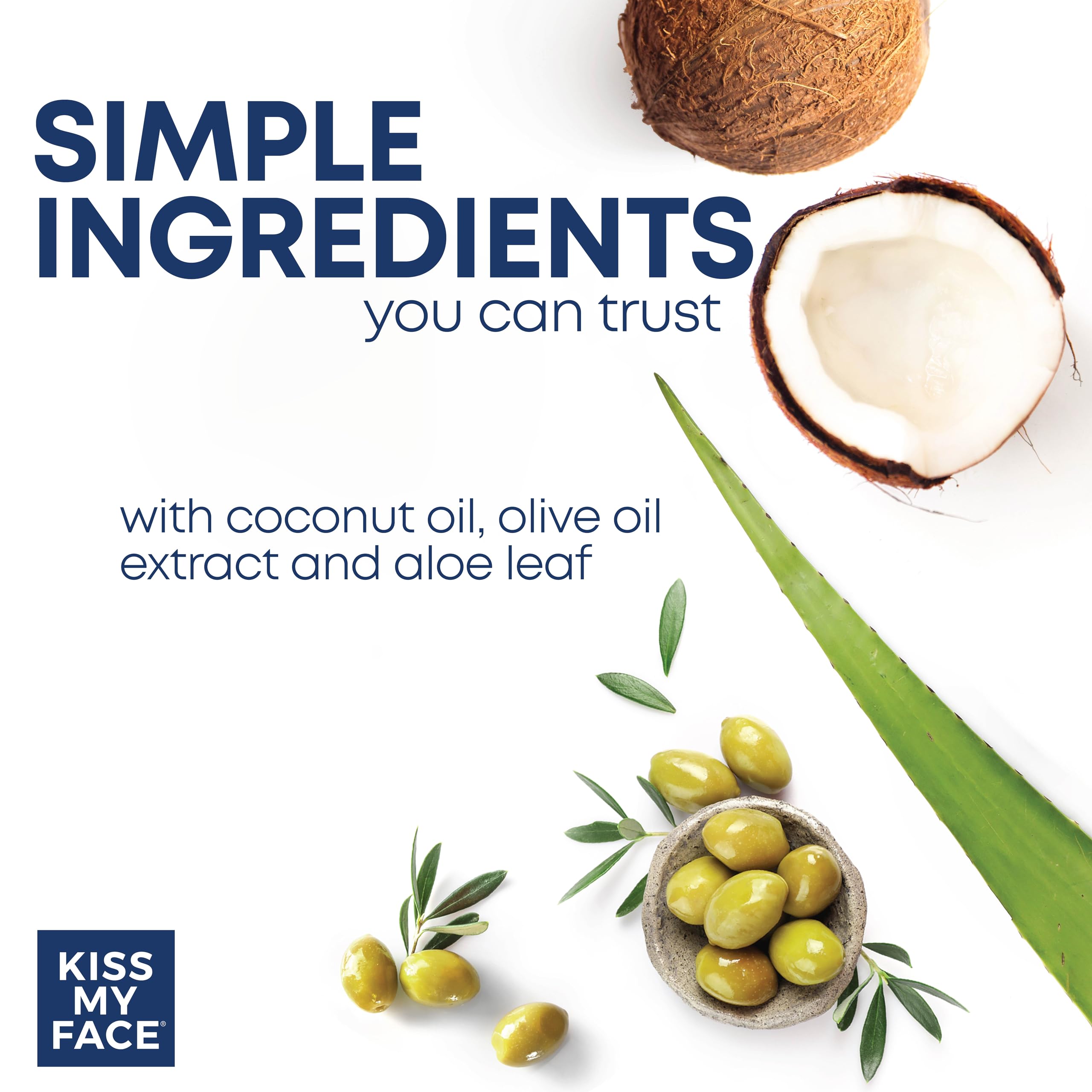 Shave cream with olive oil and aloe nourishes and softens skin during use.