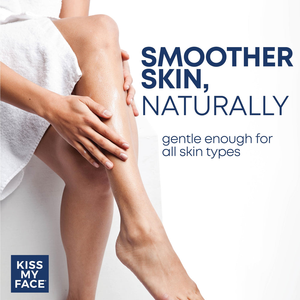 Kiss My Face Moisture Shave vegan cruelty-free label signals ethical skincare choice