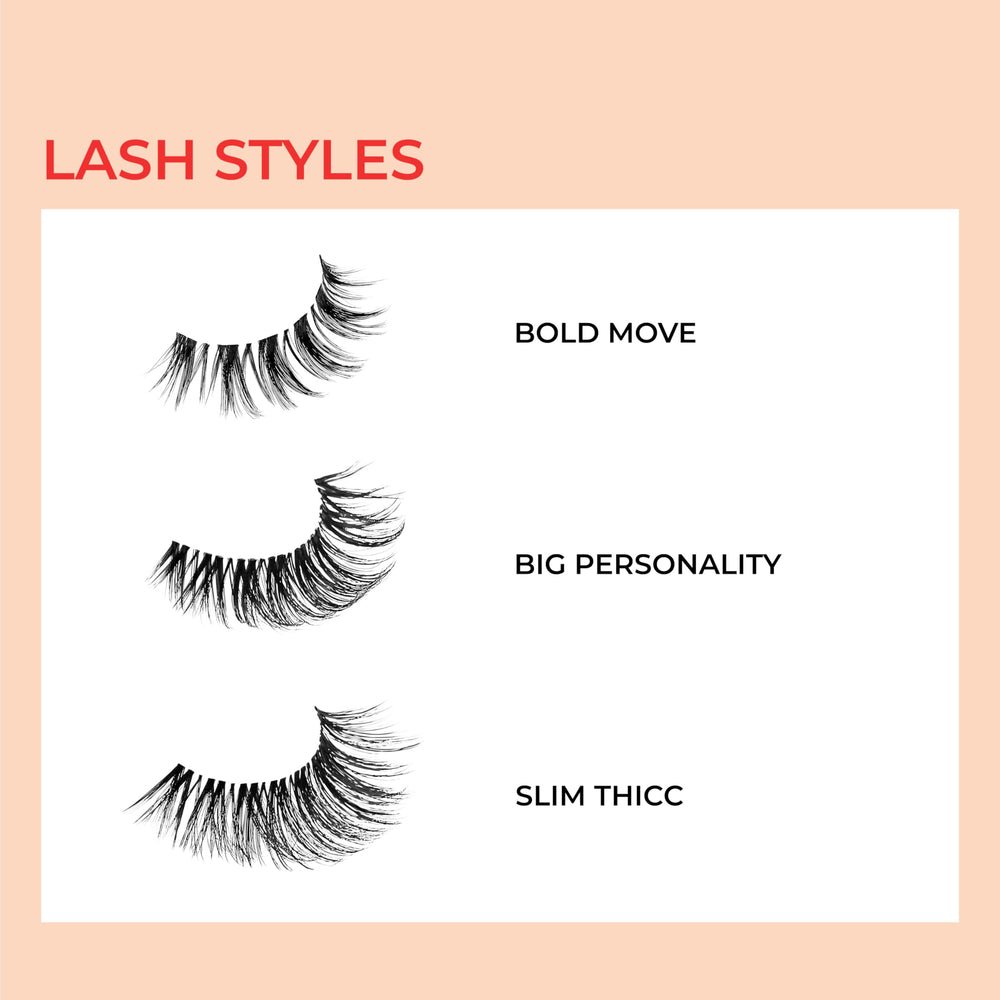 KISS My Lash easy-apply lashes speed up daily glam.