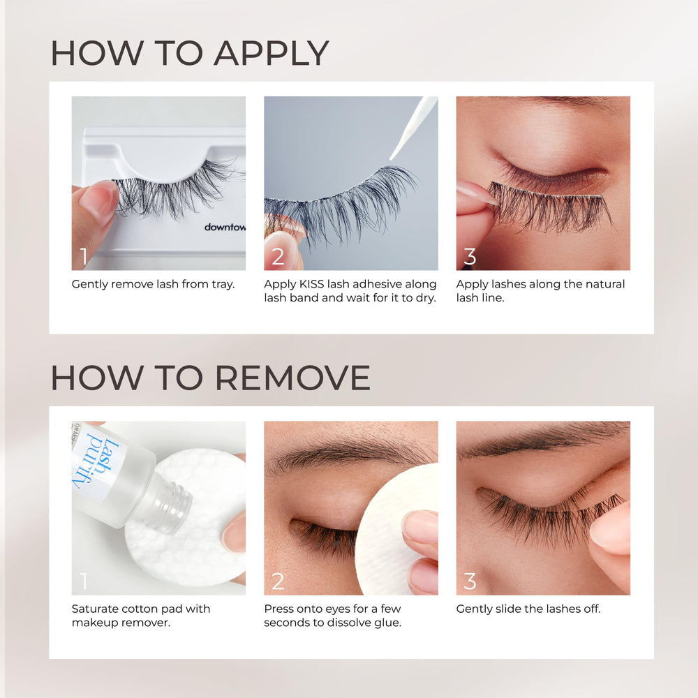 KISS Natural day-to-day lash look for effortless enhancement.