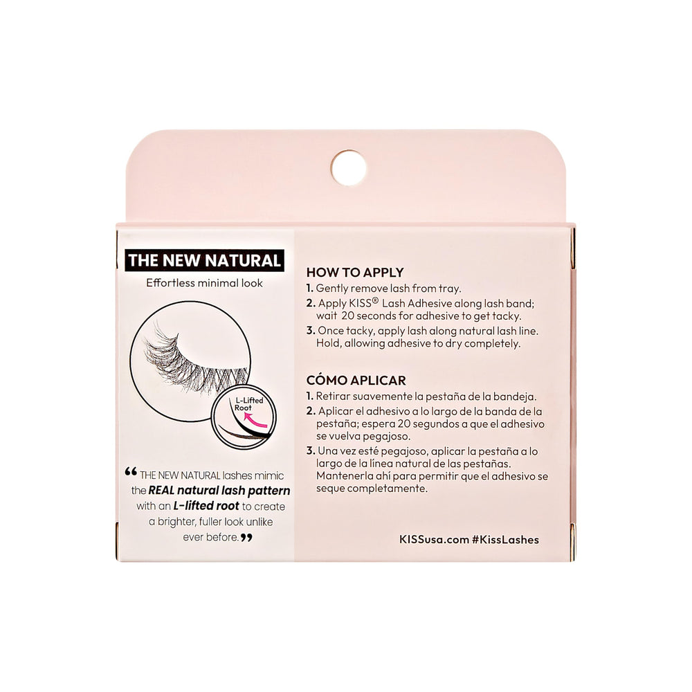 KISS The New Natural helps achieve a bright, wide-eyed everyday look.