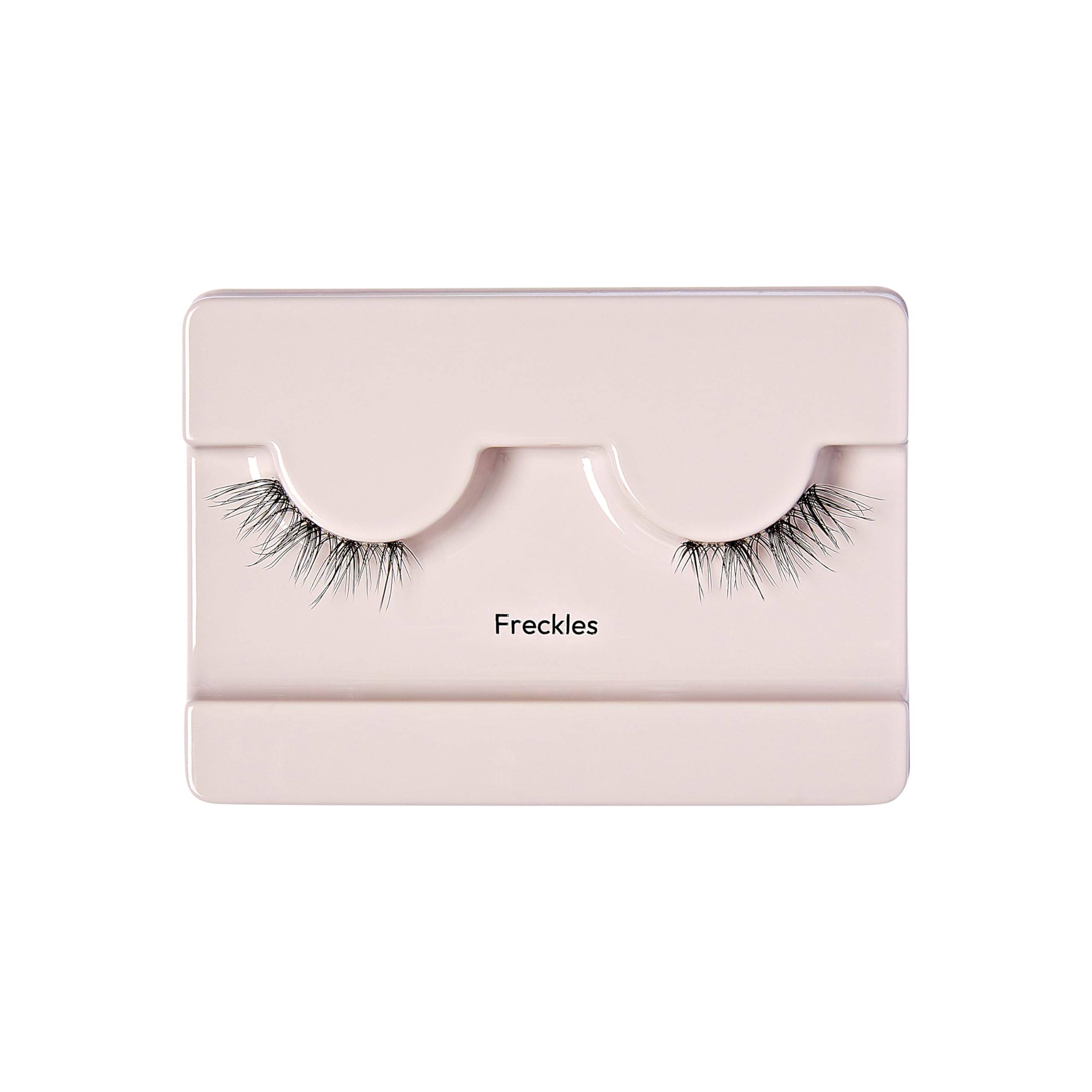 KISS The New Natural Easy Apply lashes simplify daily makeup look.