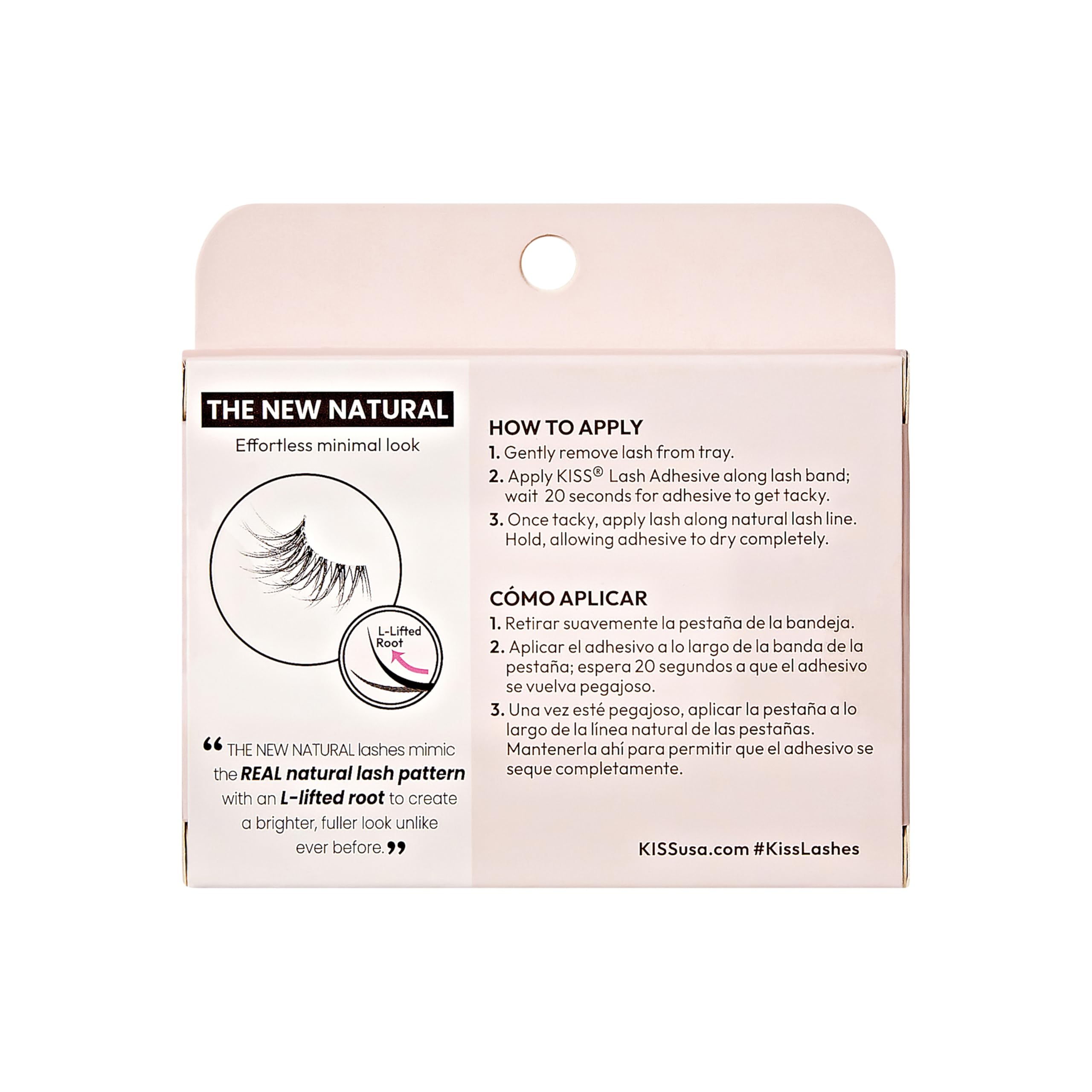 KISS Freckles style adds subtle definition to eyes.