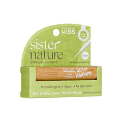 KISS Sister Nature hypoallergenic formula supports comfortable all-day wear