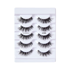 KISS So Wispy Pompadour 16mm lashes offer crisscross pattern for full, lifted look