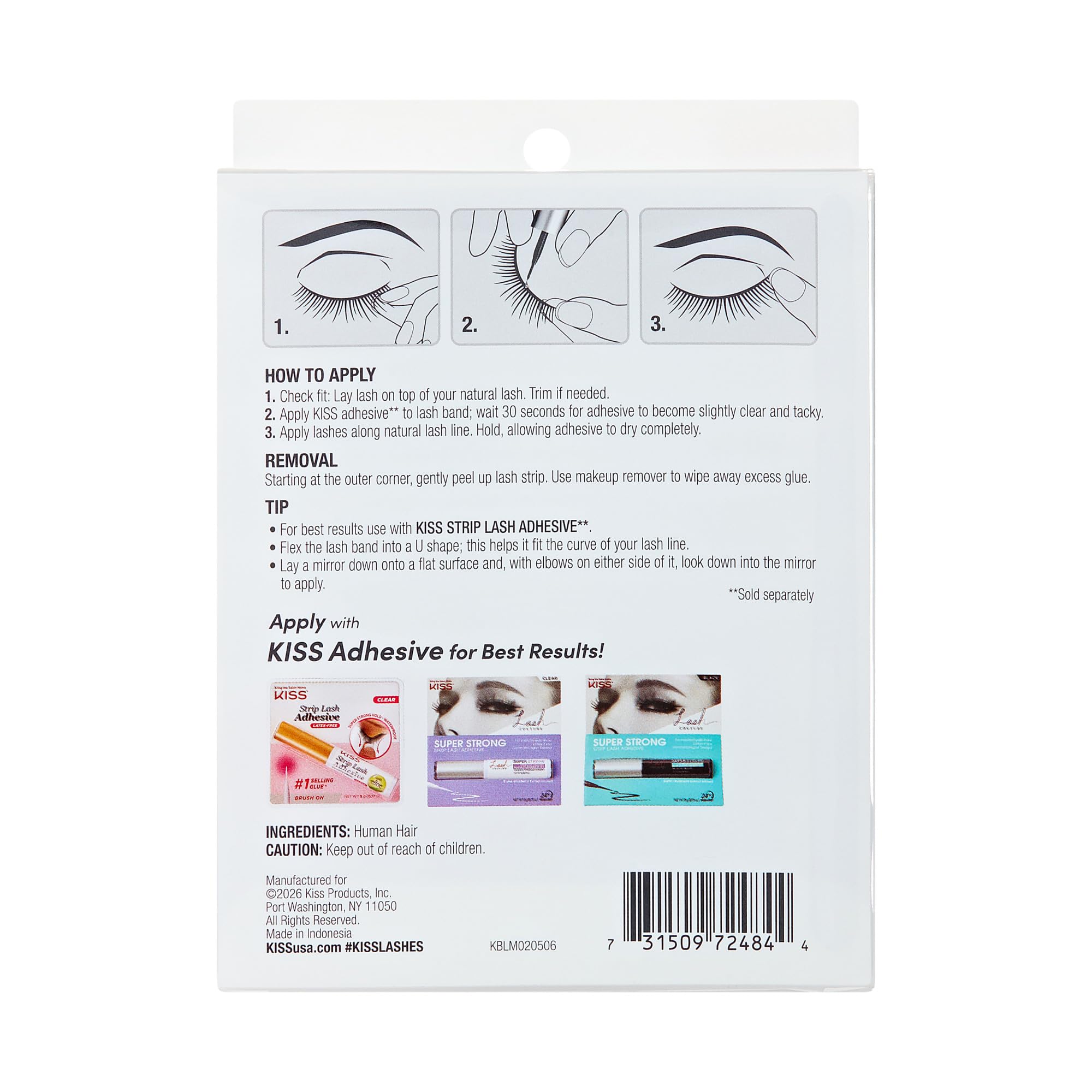 Lashes are lightweight with a soft, natural curl