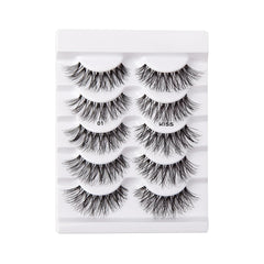 KISS So Wispy lashes with clear band for natural look.
