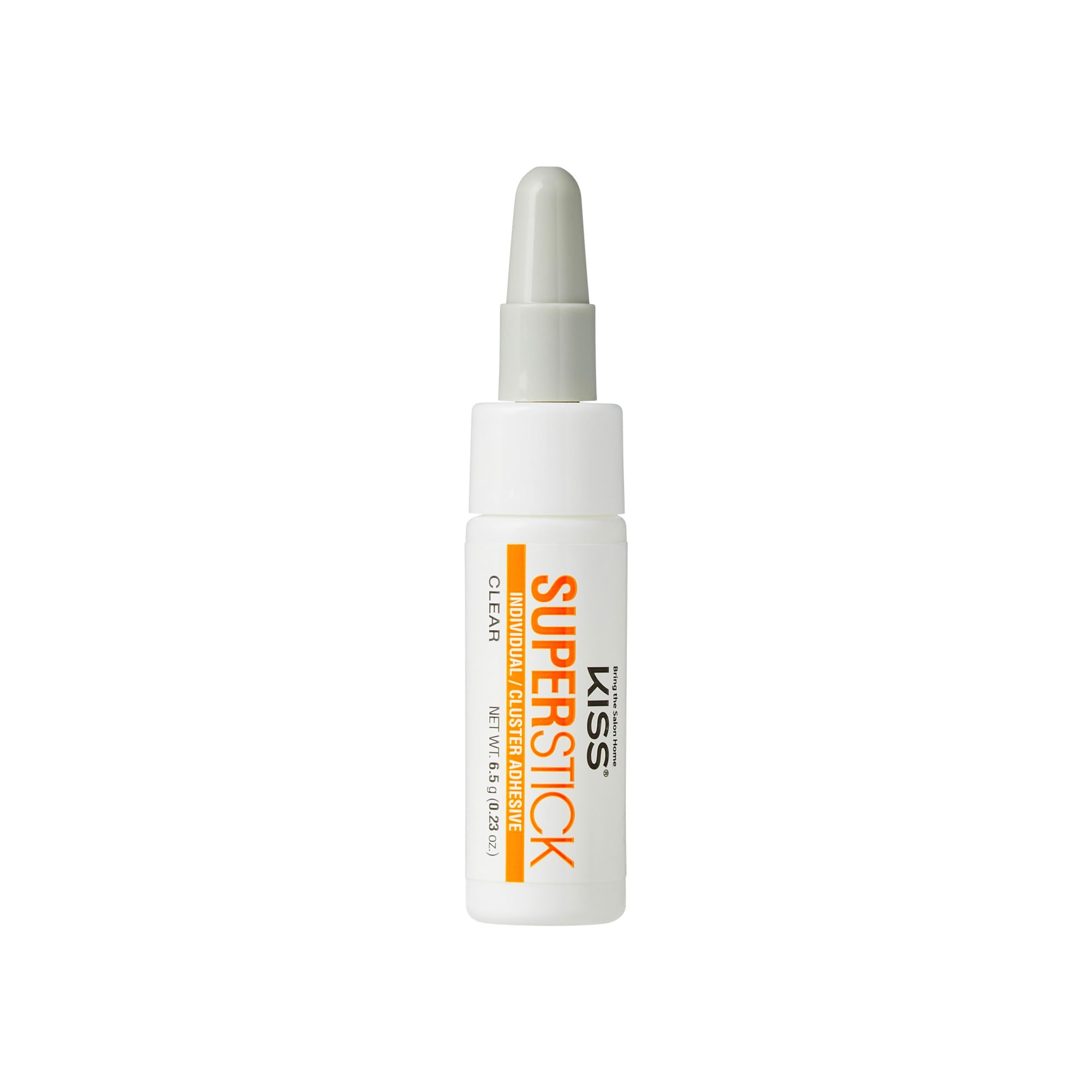 KISS SuperStick black formula offers invisible hold for dramatic looks.