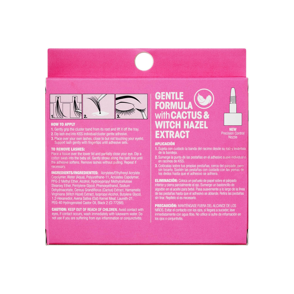 Open package shows black formula ready for versatile lash looks.