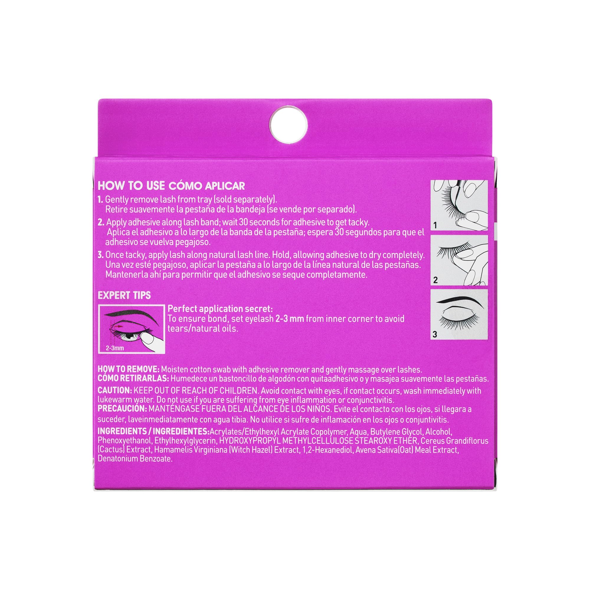 KISS SuperStick easy-apply brush enables controlled lash placement.