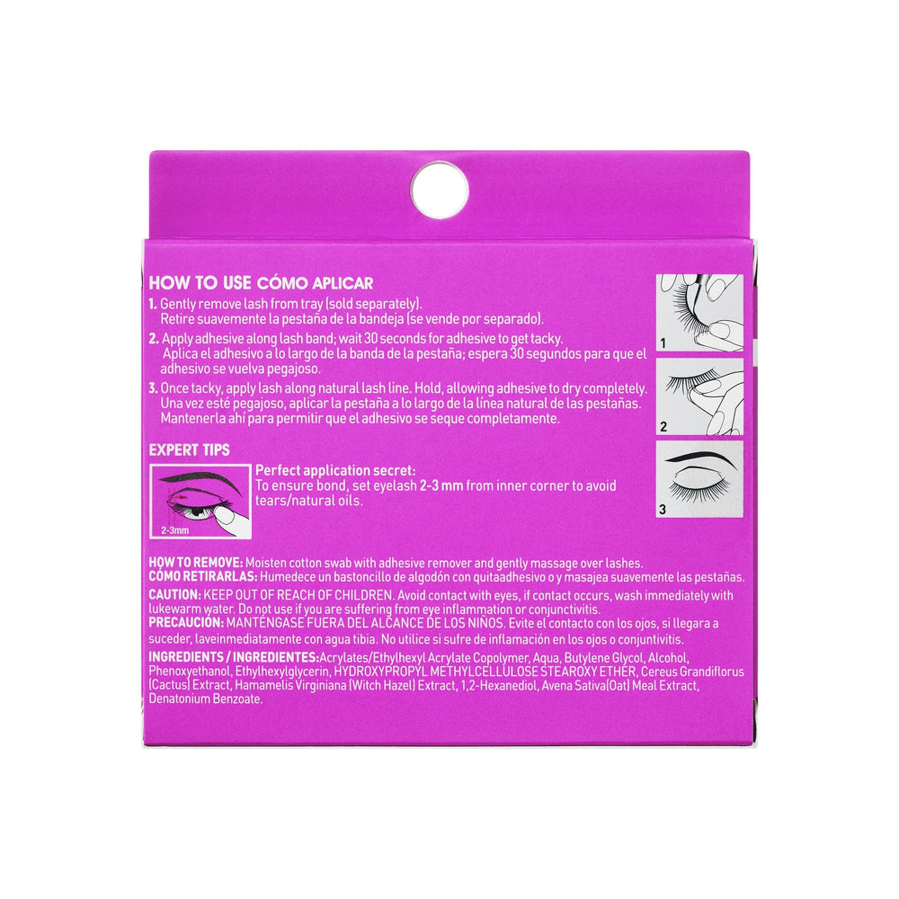 KISS SuperStick easy-apply brush enables controlled lash placement.