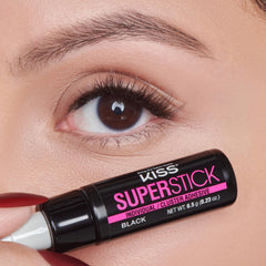 KISS SuperStick nozzle enabling precise, easy application for lash clusters.