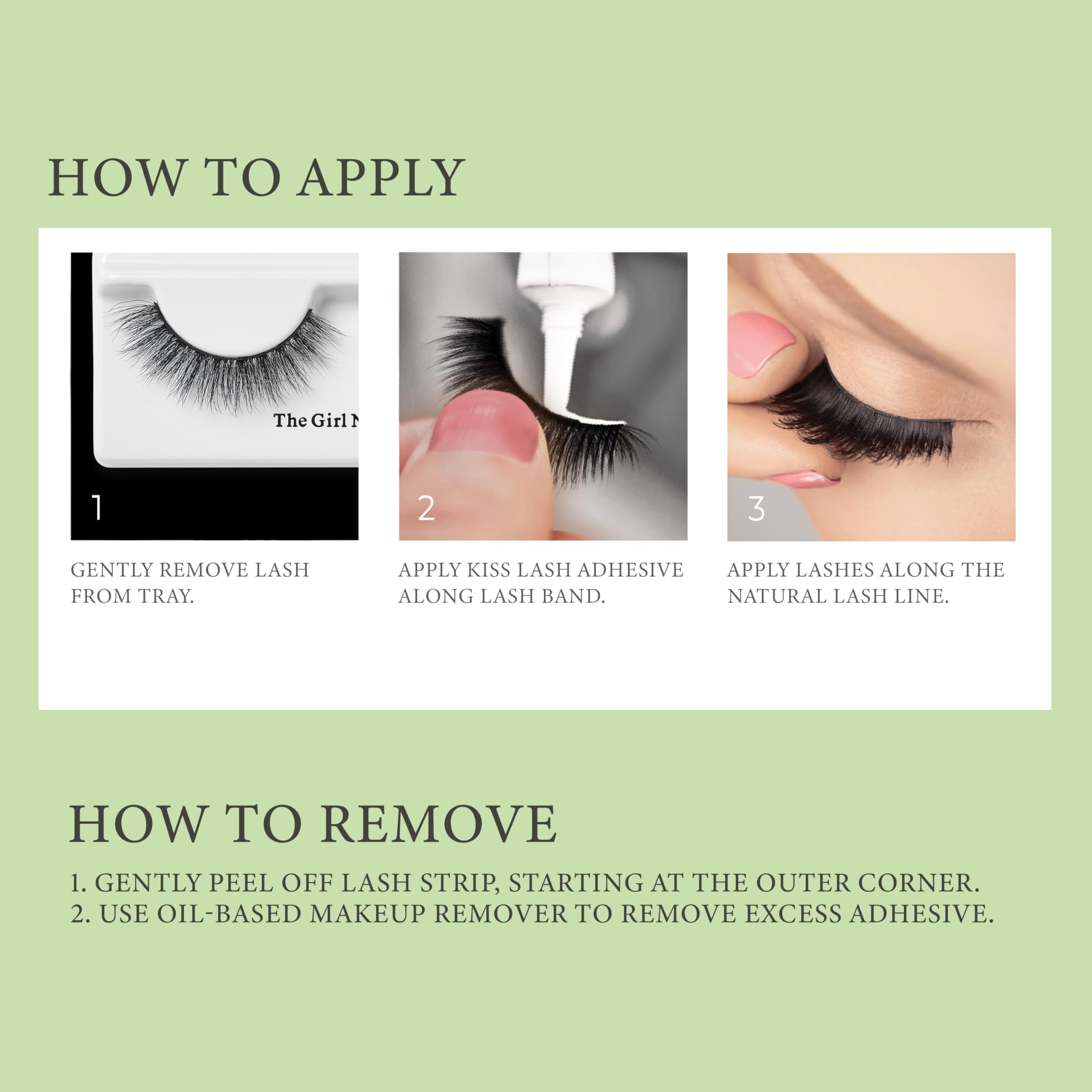 KISS The Muses Noblesse 12mm wispy ends for an elegant daily finish.