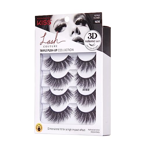 Kiss Triple Design Technology lashes offer three styles in one strip.
