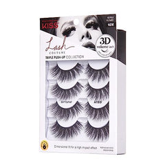 Kiss Triple Design Technology lashes offer three styles in one strip.