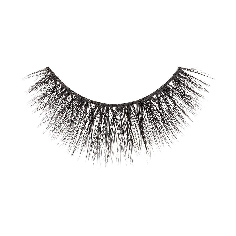 KISS Babydoll strip lash with adhesive-ready presentation.