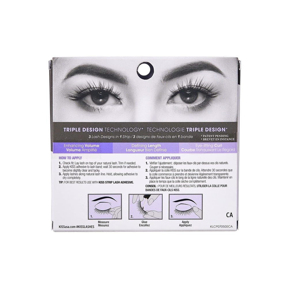 KISS Teddy 12mm packaging shot highlights individual lashes.