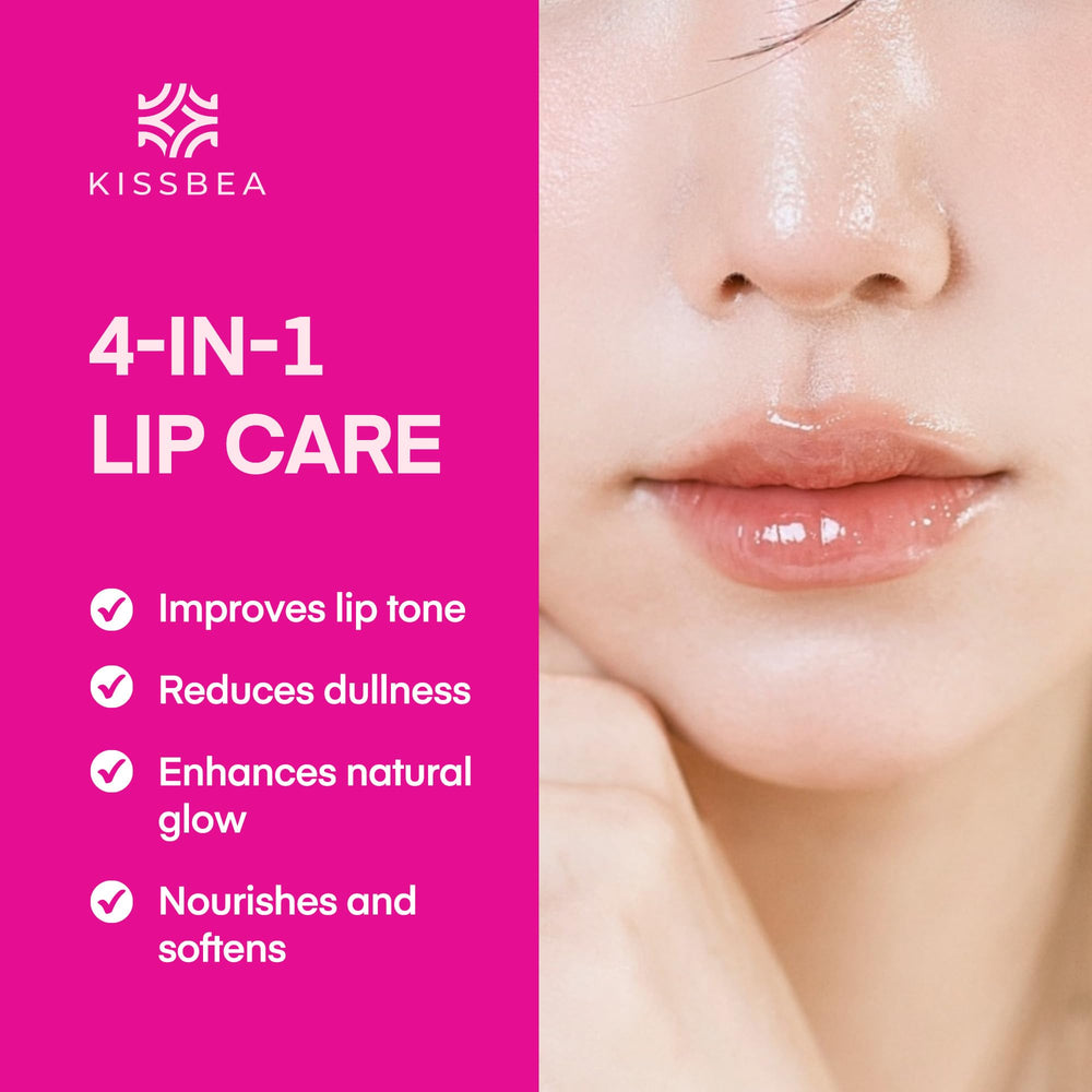KissBea Aclarado de Labios con textura ligera, sensación cómoda y no grasa.
