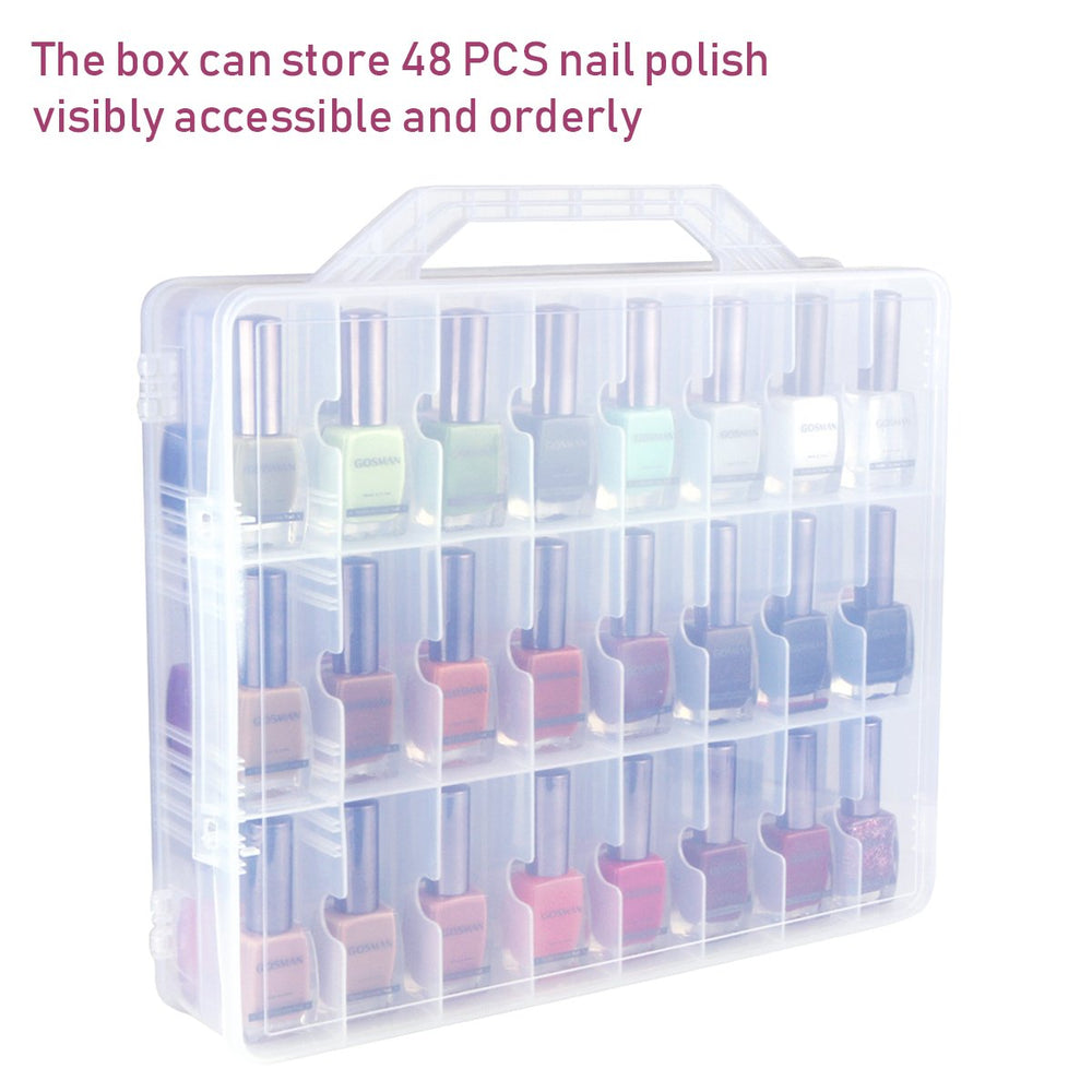 Kissbuty clear organizer with adjustable dividers for versatile storage