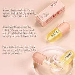 Voluminizador de labios KISSIO, aplicador portátil para retoques.