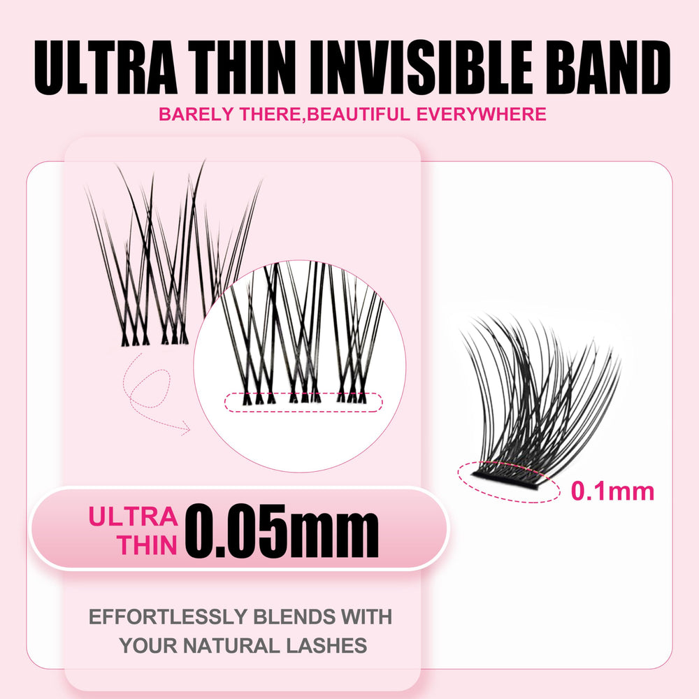 Kisslily lash glue provides a secure bond while staying flexible.