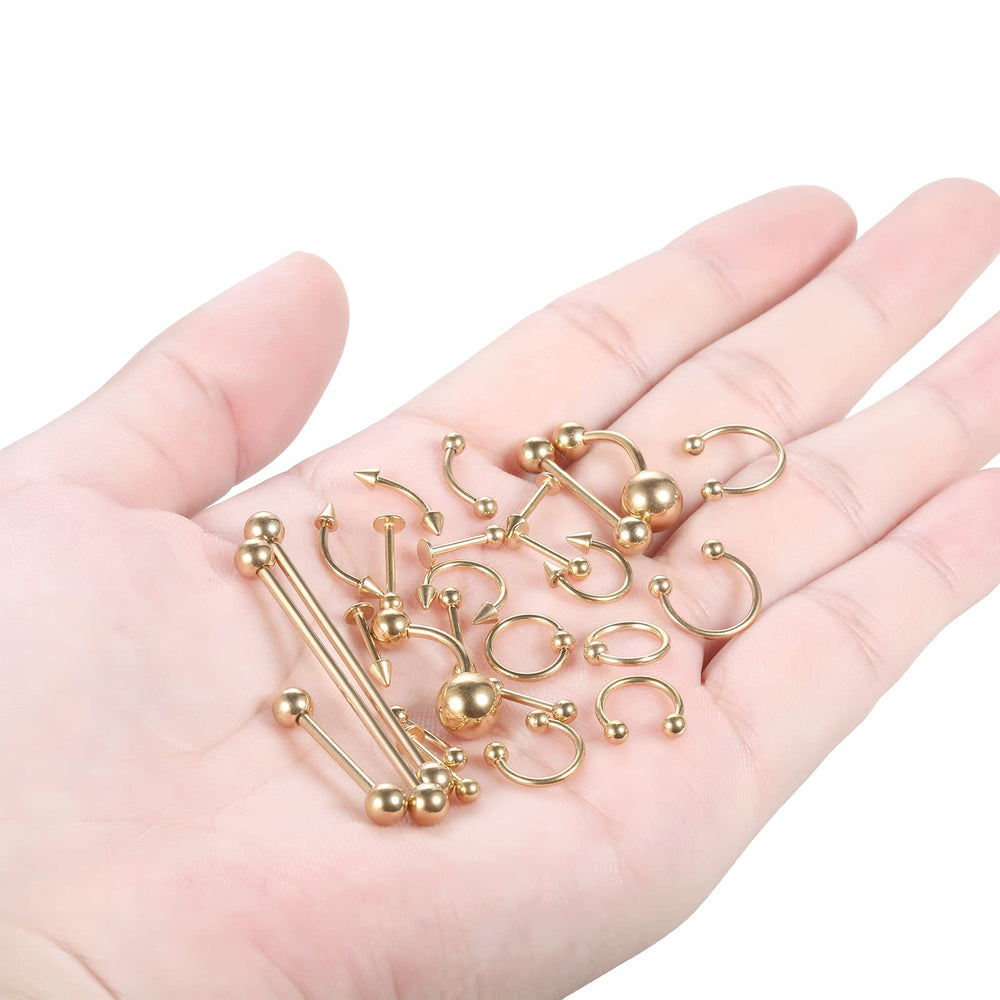 kit-piercing-58-piezas-aros-tragus-16g para tragus y zonas cercanas