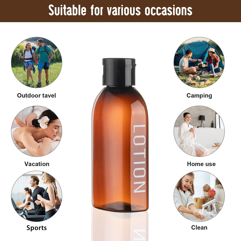 Kitchen GIMS blank bottle for customization in a travel kit.
