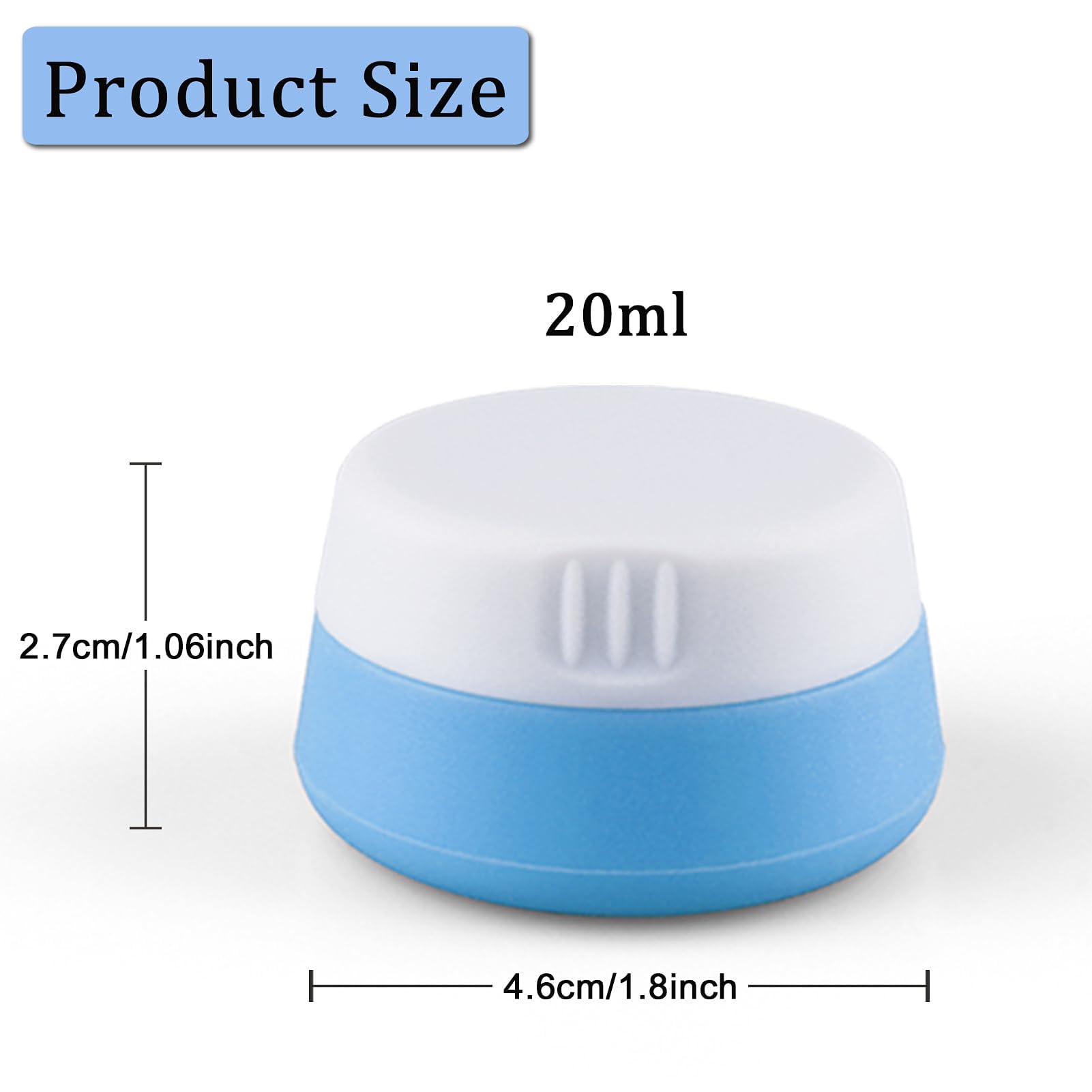 Kitchen GIMS travel containers blue bottle designed for easy refilling during trips.