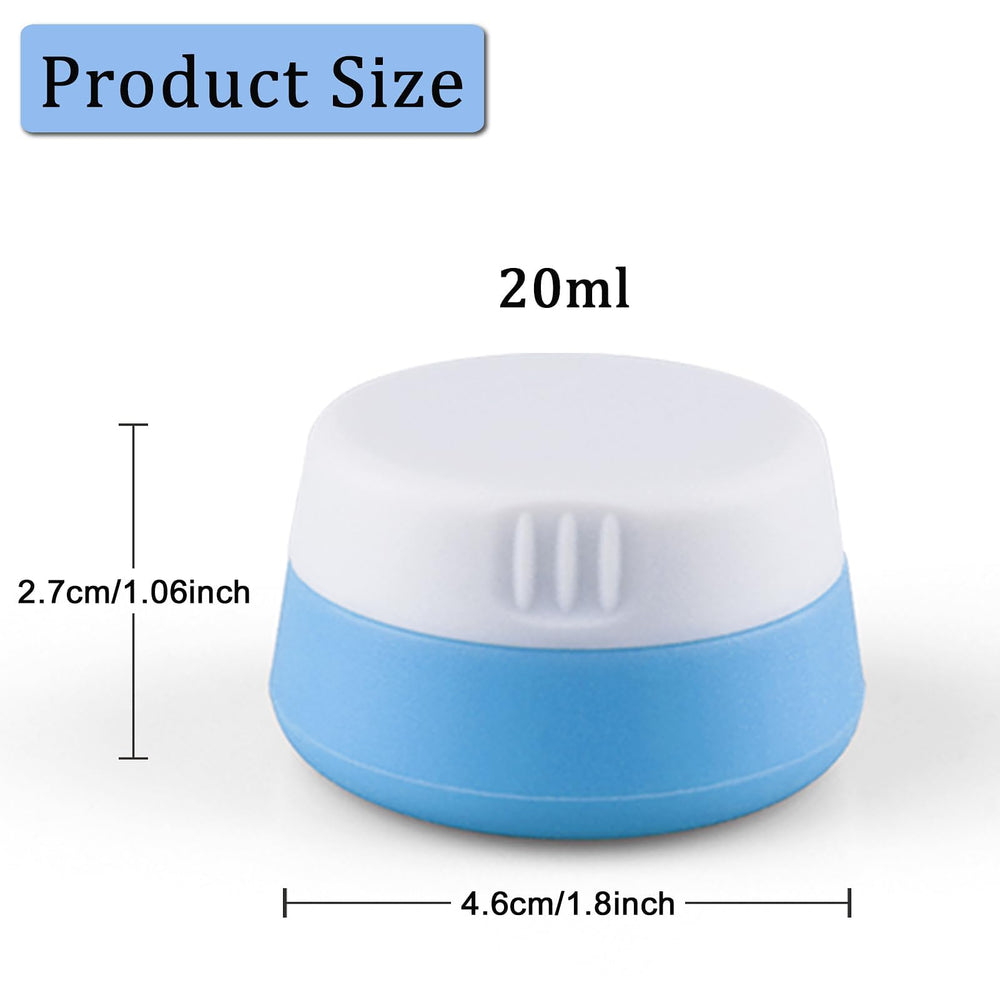 Kitchen GIMS travel containers blue bottle designed for easy refilling during trips.