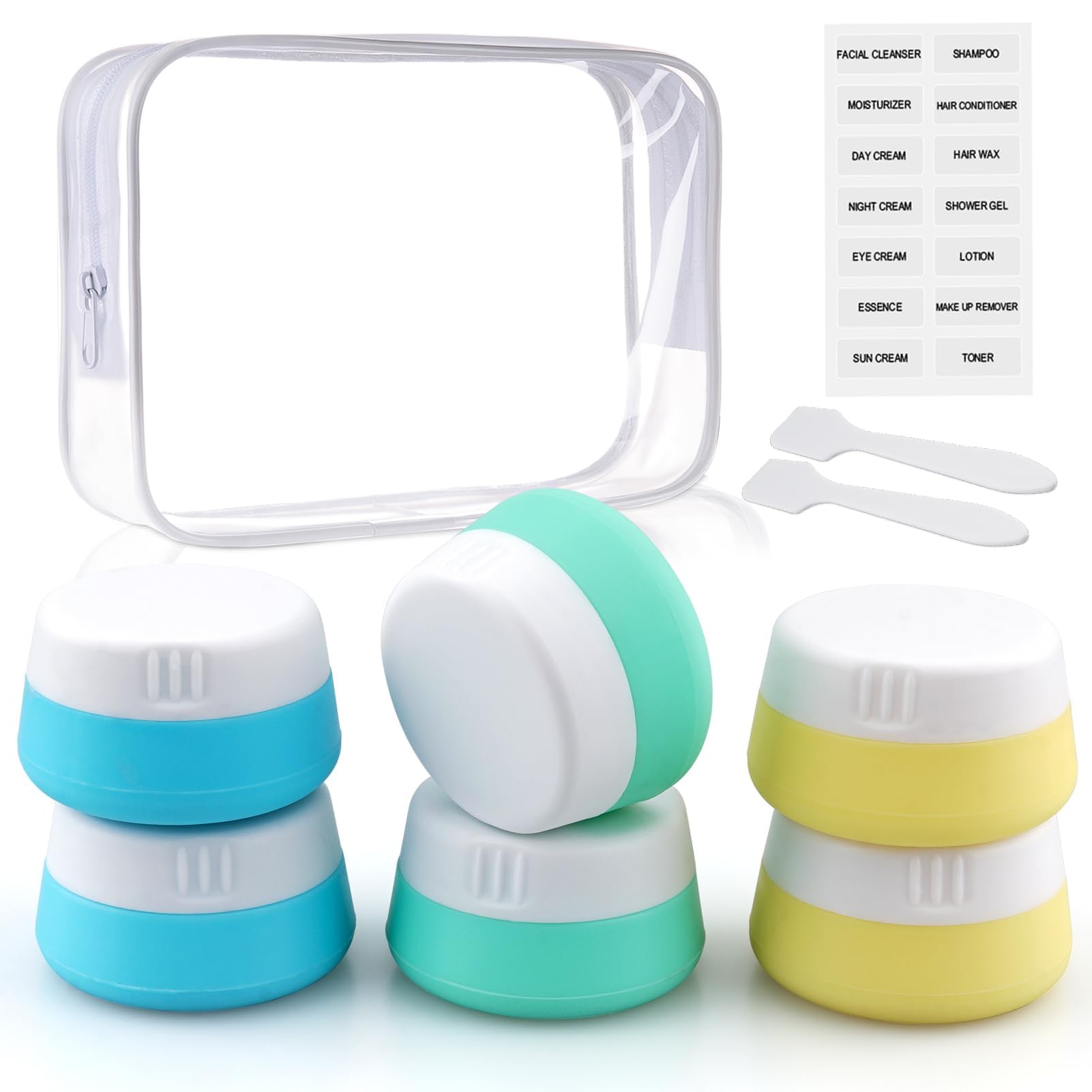 Kitchen GIMS travel containers green bottle with leakproof lid for compact packing.