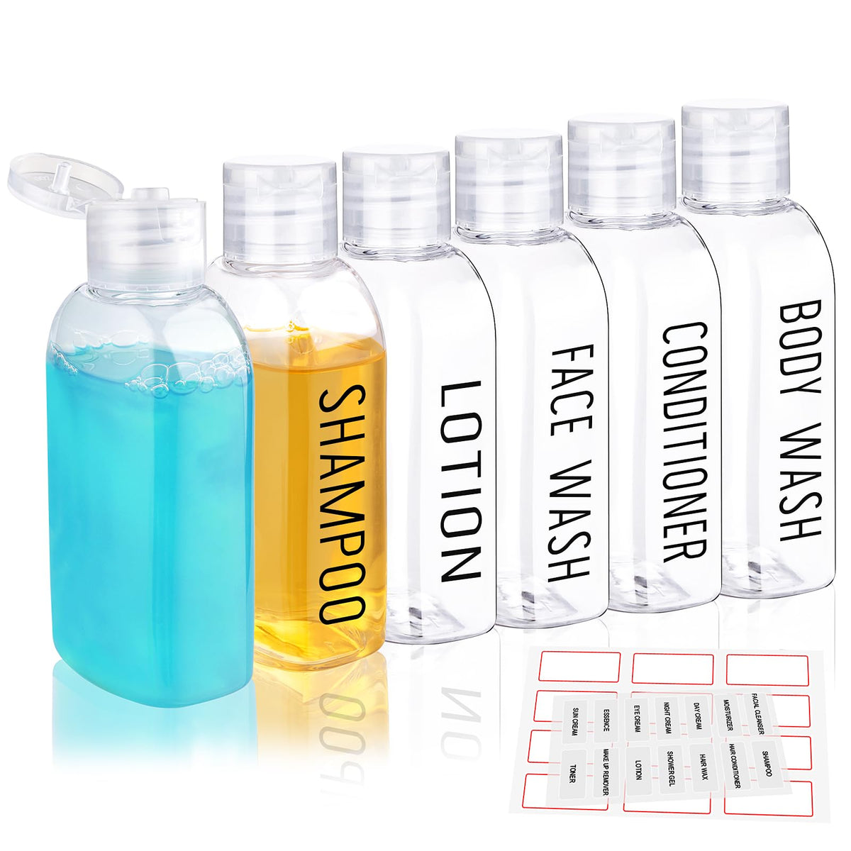 Kitchen GIMS travel bottle 3.4oz top view, compact for carry-on