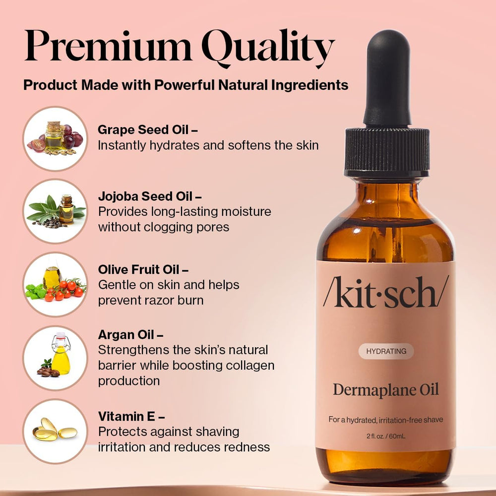 Kitsch aceite gua sha deslizante para uso facial suave.