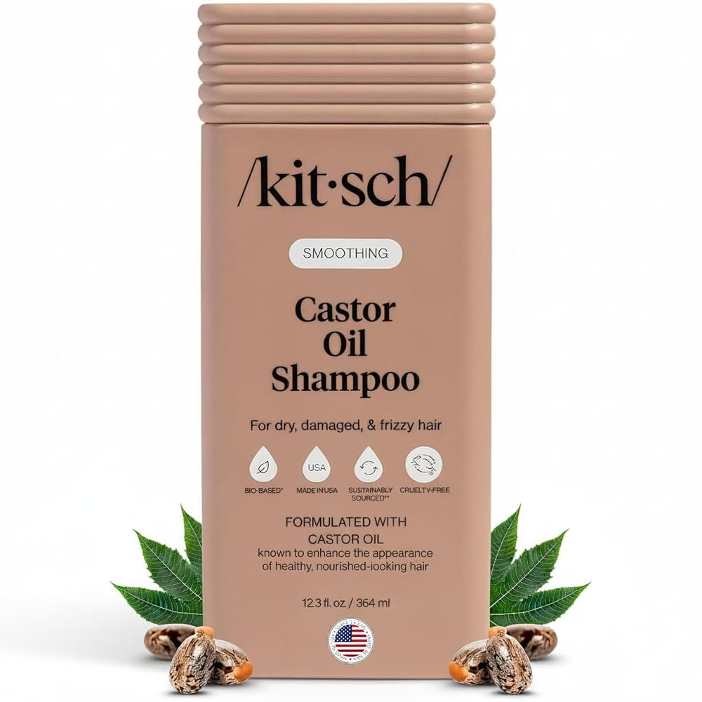 Kitsch Aceite de Ricino alisado: botella lista para uso diario suave.