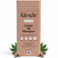 Kitsch Aceite de Ricino alisado: botella lista para uso diario suave.