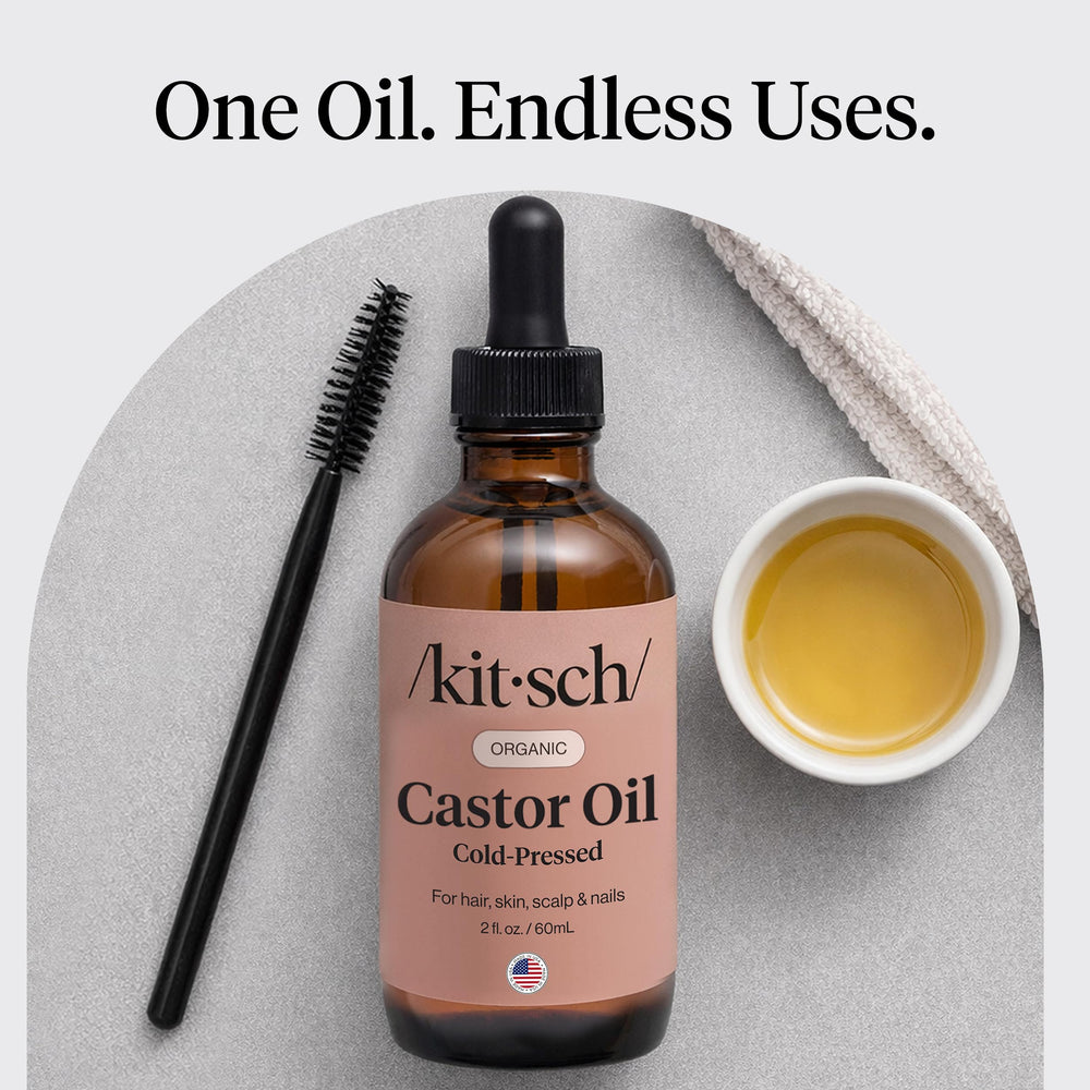 Kitsch aceite de ricino para uñas y cutículas, manos suaves.