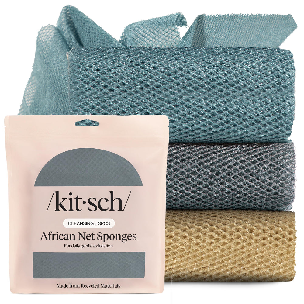 Kitsch Esponja Red Africana para exfoliacion diaria del cuerpo