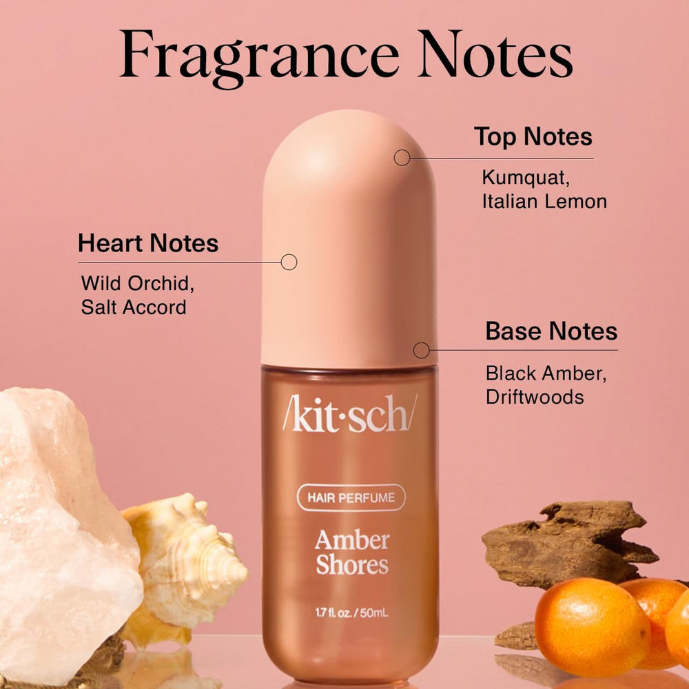Kitsch Amber Shores travel-size bottle ideal for gym bags