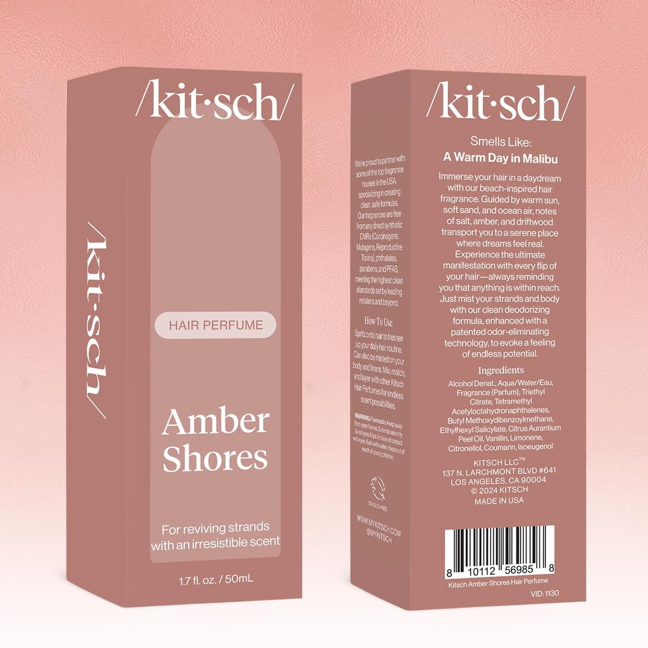 Kitsch Amber Shores versatile scent option for daily use